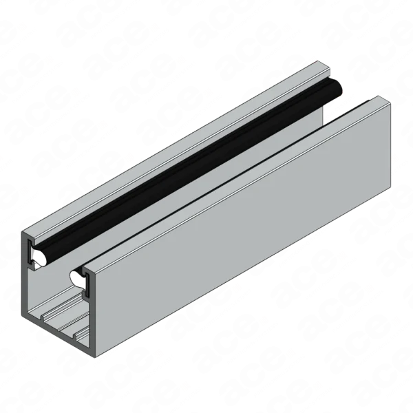 slimline aluminium profile for glass partitioning scheme