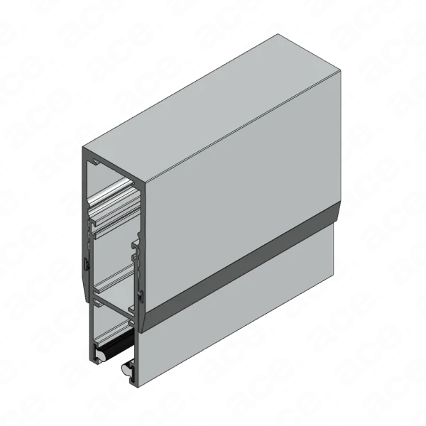 single-glazed deflection set for glass partitioning