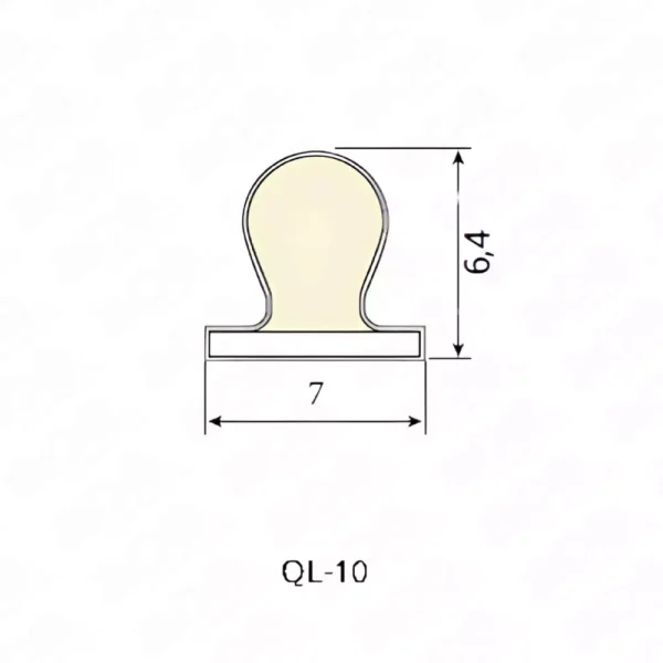 Schlegel q-lon foam seal for glass partitioning scheme