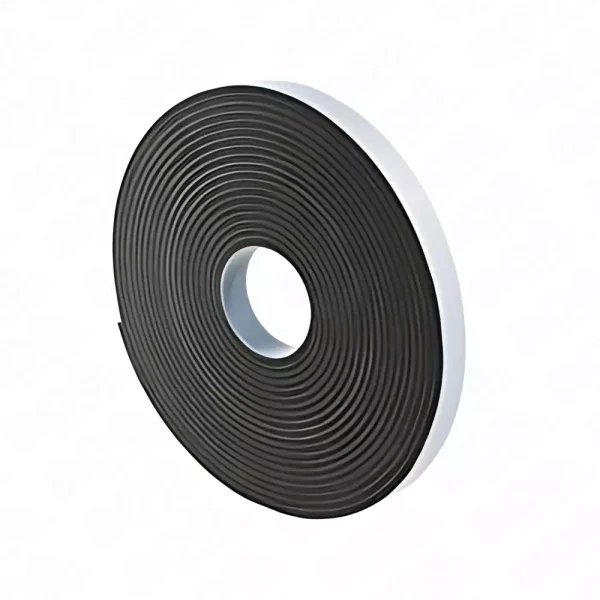 single-sided foam compression seal for glass partitioning