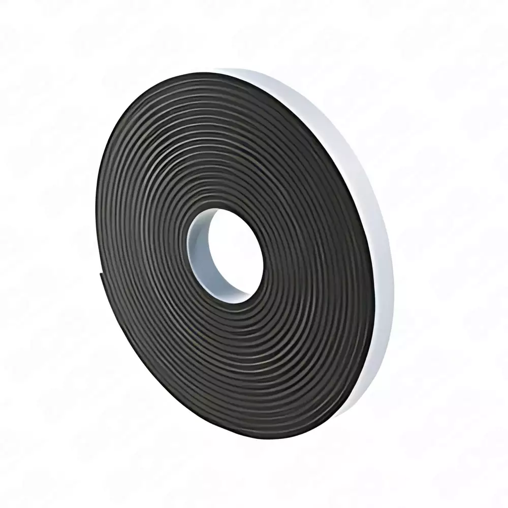 single-sided foam compression seal for glass partitioning