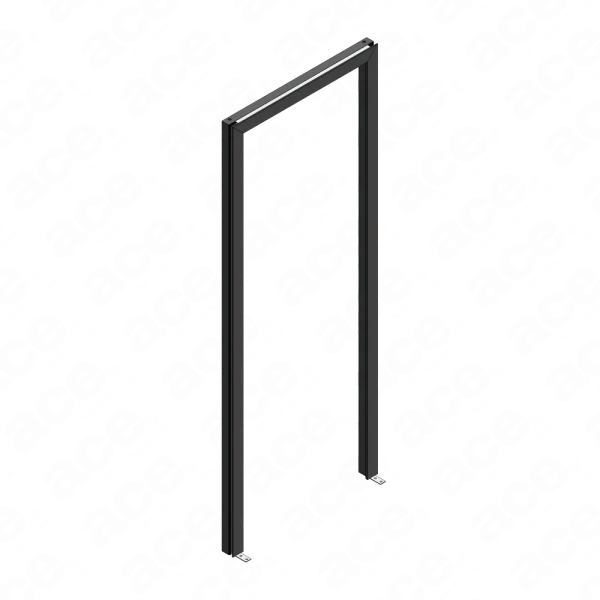 single-glazed door frame scheme