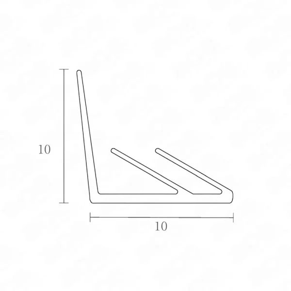 Schlegel q-lon foam seal for glass partitioning scheme