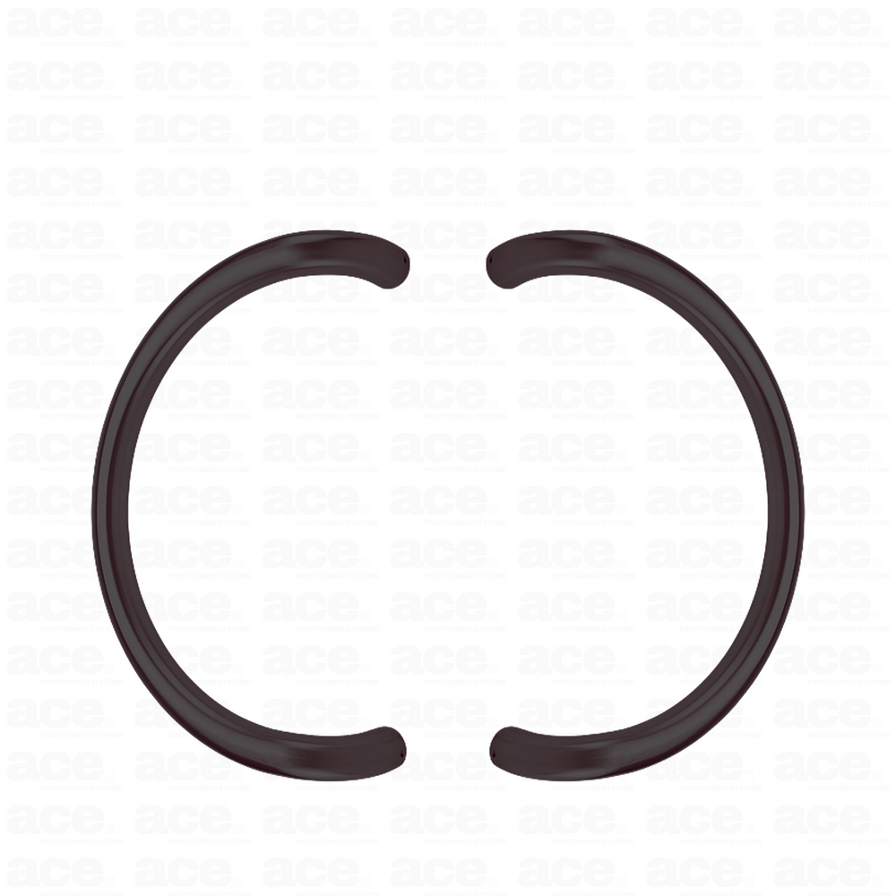 Semi-circular pull handle