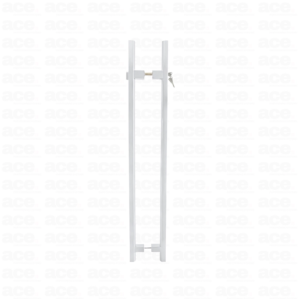 Square lockable pull handle